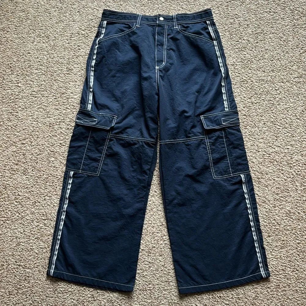 RARE VTG Breakdown Wide Leg Baggy Men’s Pants Jeans Y2K JNCO Rave Skate 90’s